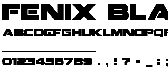 Fenix BlackletterCaps font